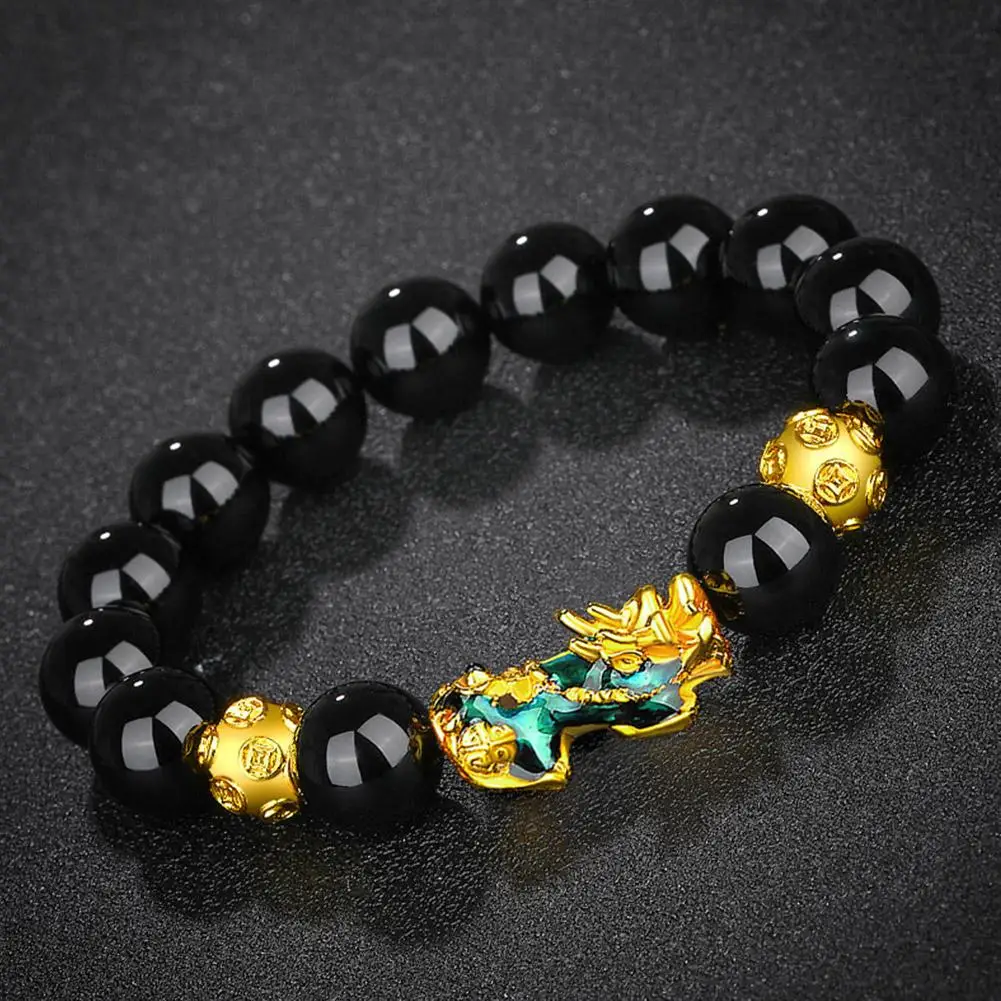 

for pixiu Bracelet Six Character Mantra Thermochromic Bracelet Mantra Bring Good Luck And Wealth Buddhism Faith A String L7N8