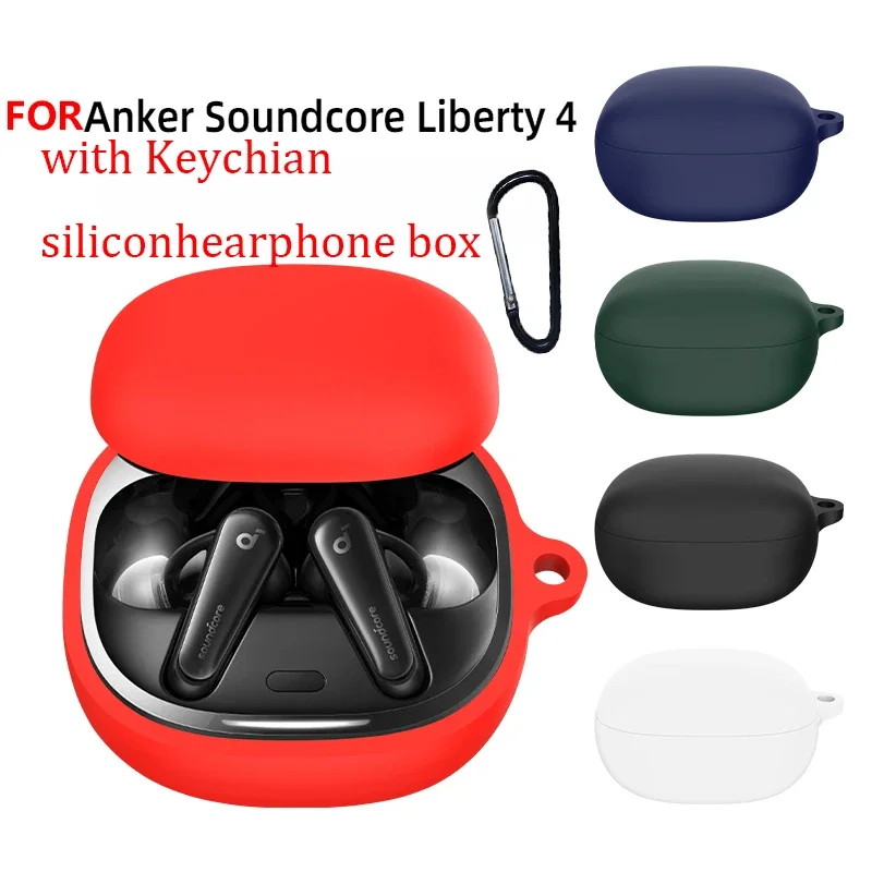 Per Anker Soundcore Liberty 4 Custodia Auricolari Bluetooth In Silicone Custodia Protettiva Antiscivolo Per Anker Liberty 4 Hearphone Box