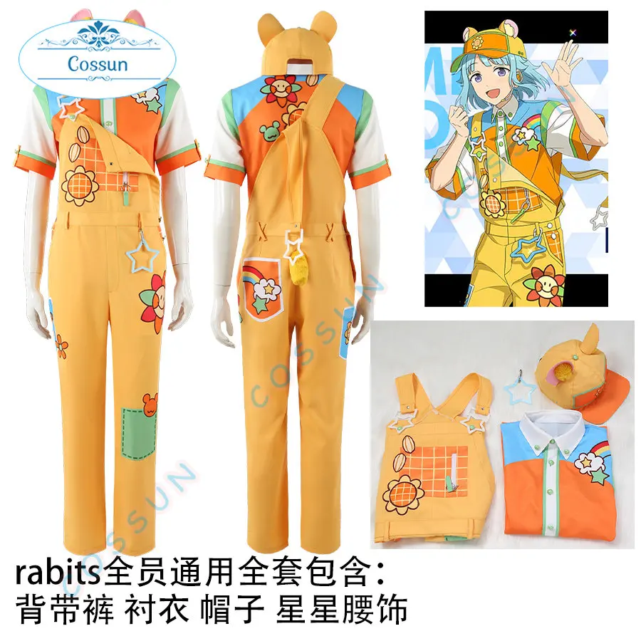 Ensemble Stars Hamtaro Rabits/Nagumo Tetora/Takamine Midori/Shinkai Kanata/Morisawa Chiaki/Shinobu Sengoku Costume Cosplay Anime