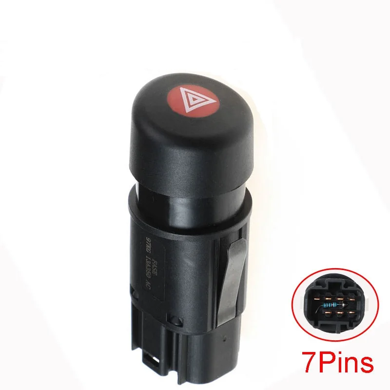 Per Ford Transit Ka New Muslimage Emergency Flasher Interruttore Della Luce Di Avvertimento Pulsante Del Cruscotto Relè Del Segnale Di Svolta Muslimah