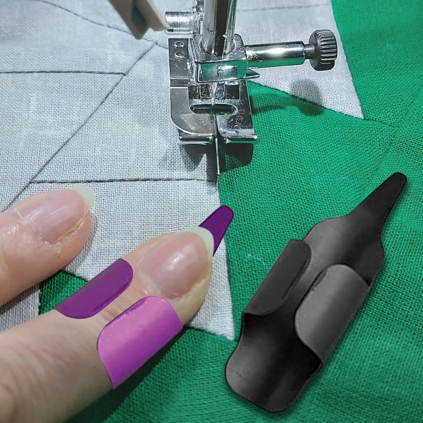 Sewing Finger Thing Pusher Finger Protector Sewing Fabric Ironing Tool