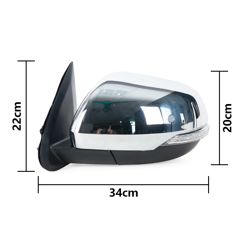 미쓰비시 트라이톤 L200 2020 2021 2022 2023 자동차 사이드미러 어셈블리 자동 미러 반사경 7632C199 7632C200