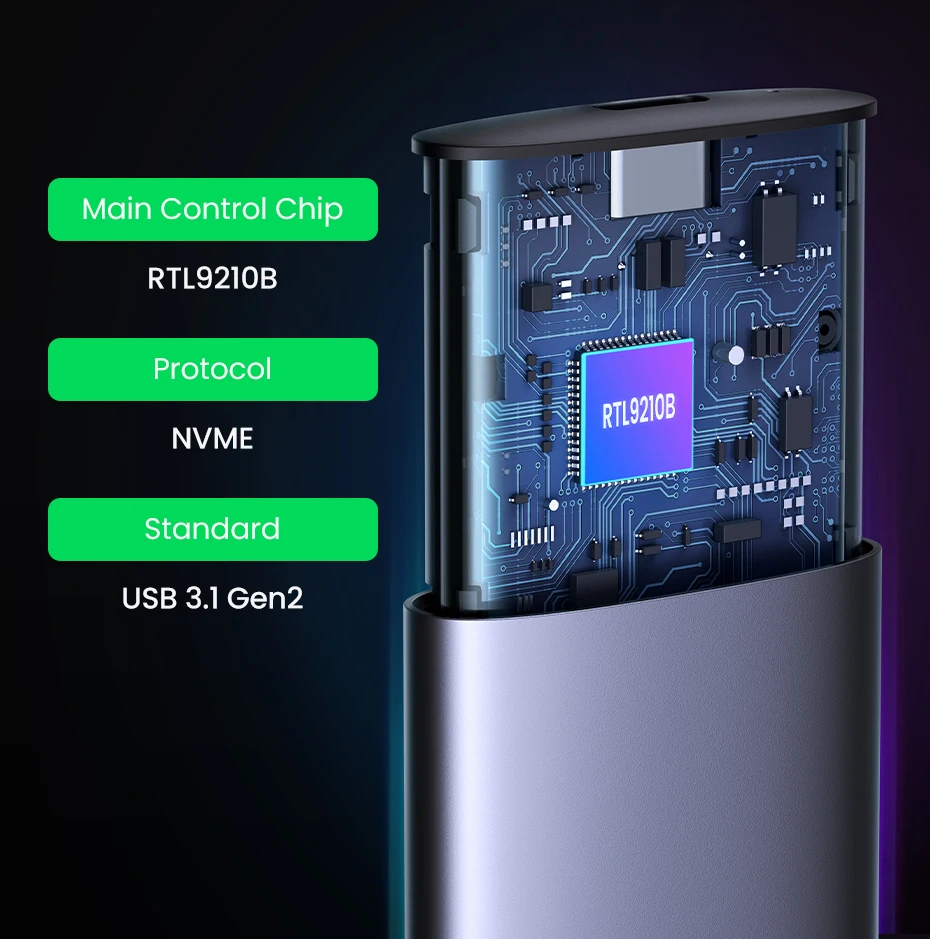 SATA, M.2 para USB, tipo C, 3.1,