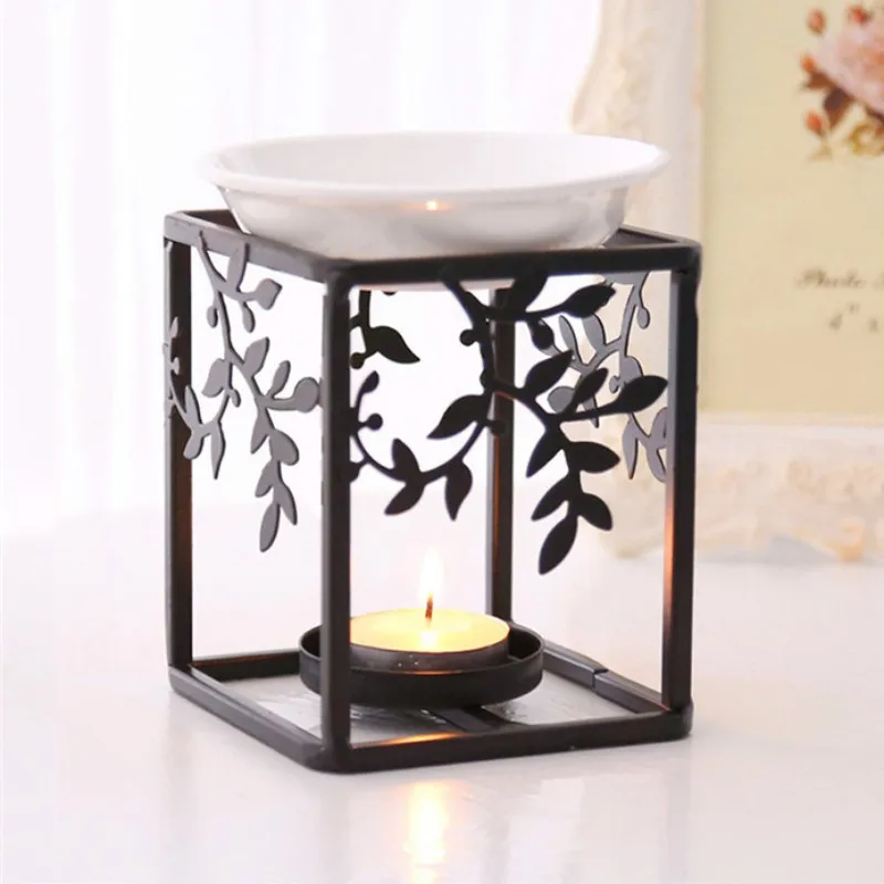 Stainless Steel Essential Oil Lamp Candle Holder Candle Holder Aroma