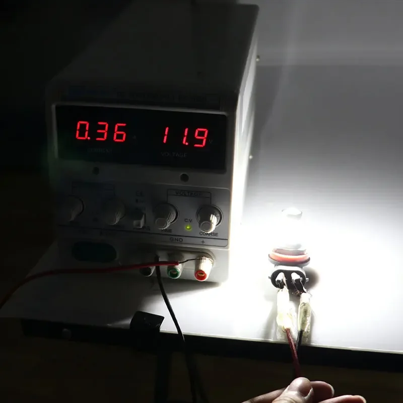 2개입 자동차 안개등 H11 LED 램프 9005 HB3 9006 HB4 H9 H8 화이트 옐로우 아이스 블루 레드 자동차 LED 초고휘도 주간 주행등