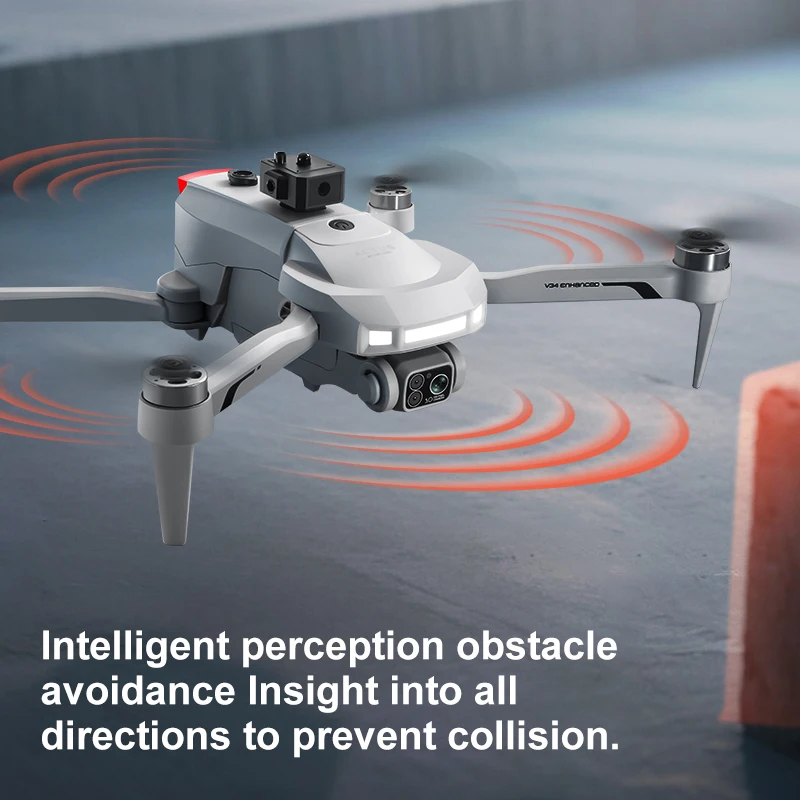 Drone 4DRC V34 8K GPS Brushless Pliable avec Évitement d'Obstacles