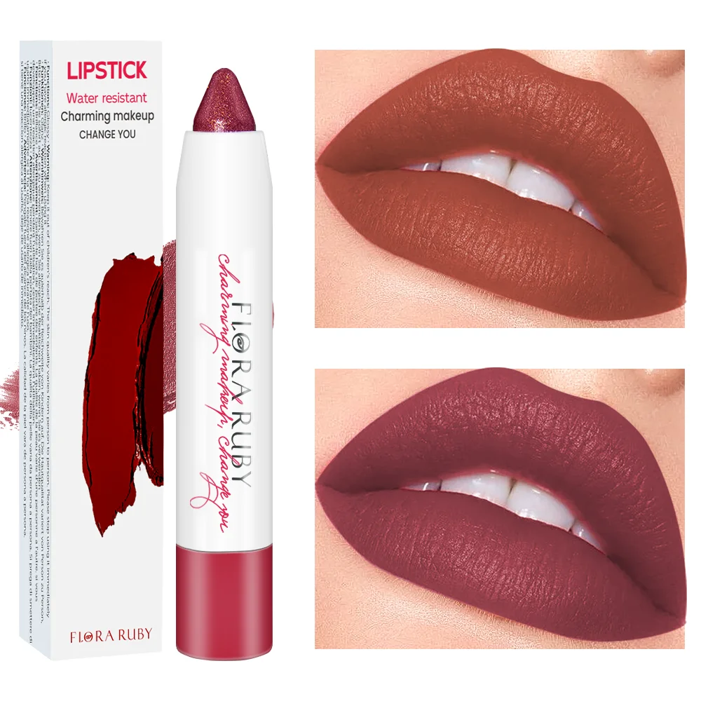 

1pc Lipstick Multi-colour Non Fading MoistureSmooth Bright Berry Lip Color Stick 15 Colors Available