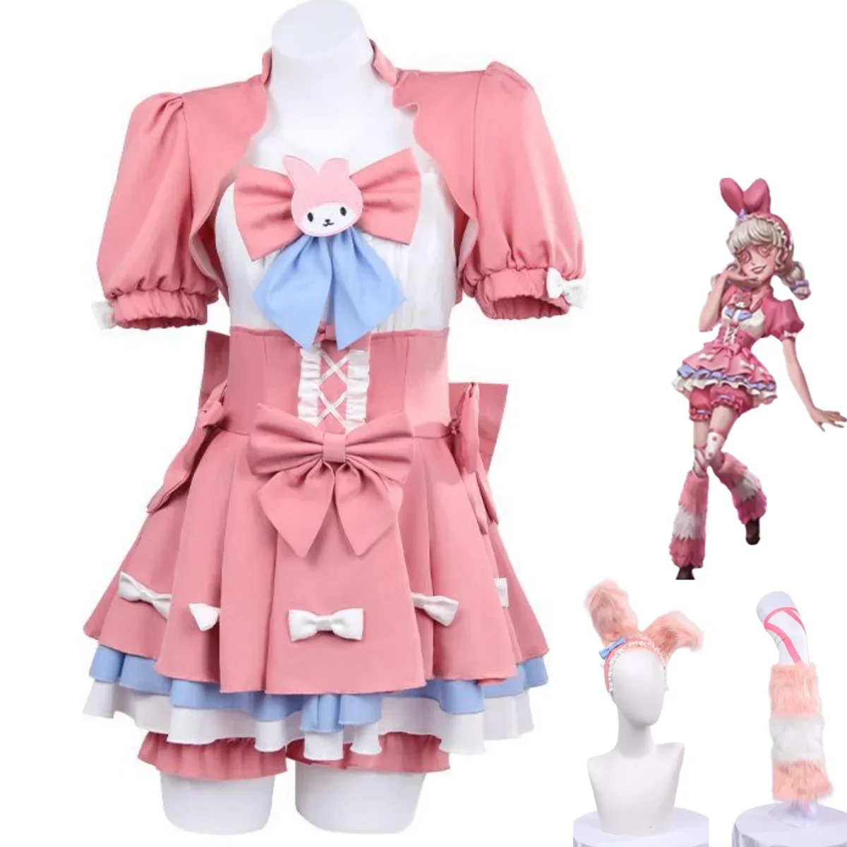 

Косплей-костюм Болельщицы из баррилии из игры Ⅴ, парик, розовая гимнастическая одежда, платье, женский сексуальный кавайный карнавальный костюм