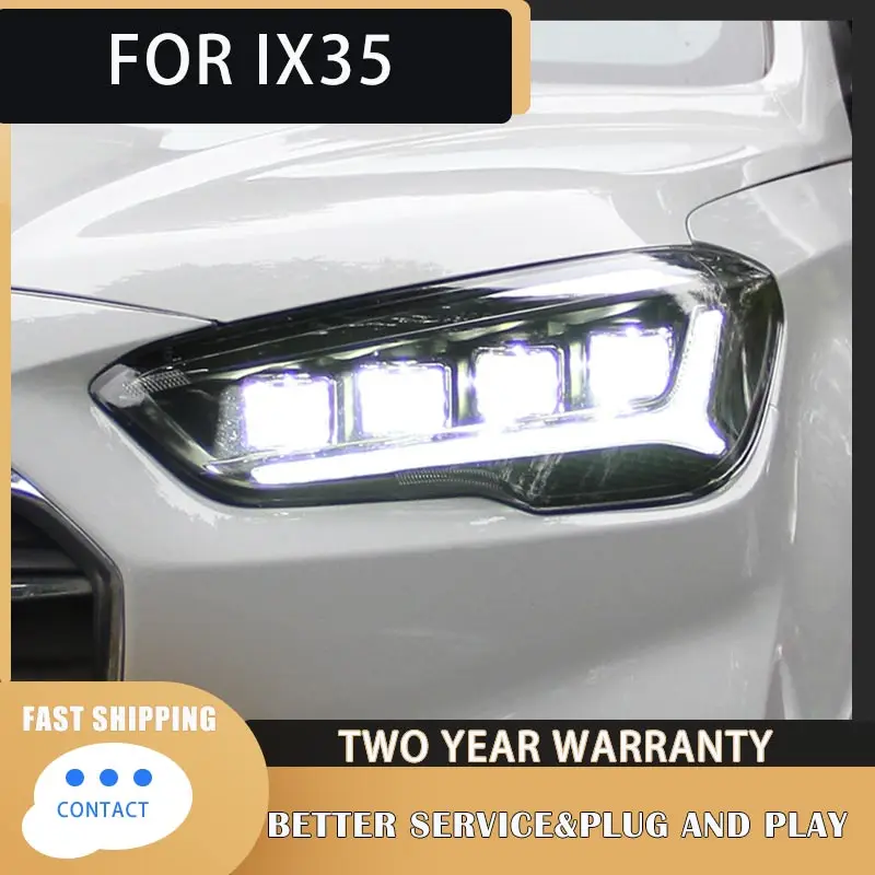 

Car Lights for Hyundai IX35 LED Headlight 2018-2020 IX35 Head Lamp Drl Projector Lens Automotive Accessories