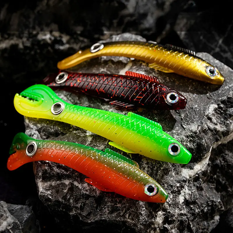 5pcs Luya ε巯 ̳ ΰ Loach  Ȥ T- ε巯 ̳ Bionic ̳ öƽ