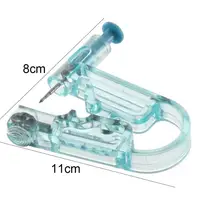 Ear Piercing Gun Kit Disposable Accurate Location Plastic Earring Piercer Machine Studs Nose Lip Body Jewelry Hole Piercing Tool 2