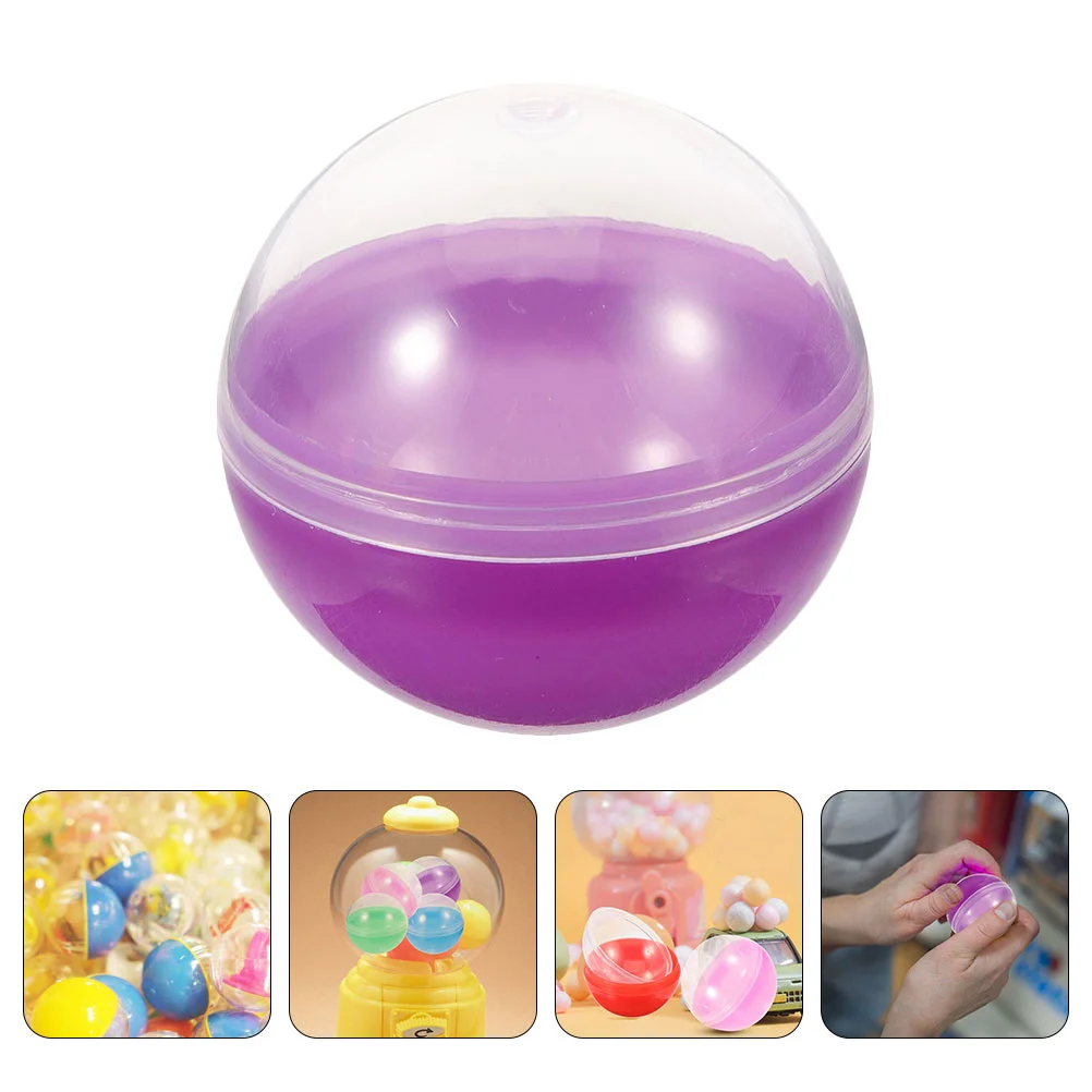 

Shell Fillable Capsules Container Plastic Empty Ball Party Favors Goodie Bags Stuffers Twisted Balls