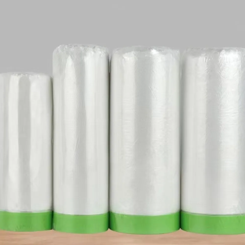 Plastic Waterproof Dust Cover Transparent Furniture Protection Masking Film Disposable Dustproof Protective Film