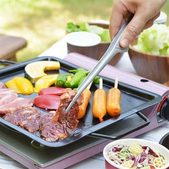 2pcs pince de cuisine professionnelle Pince a barbecue pour chefs