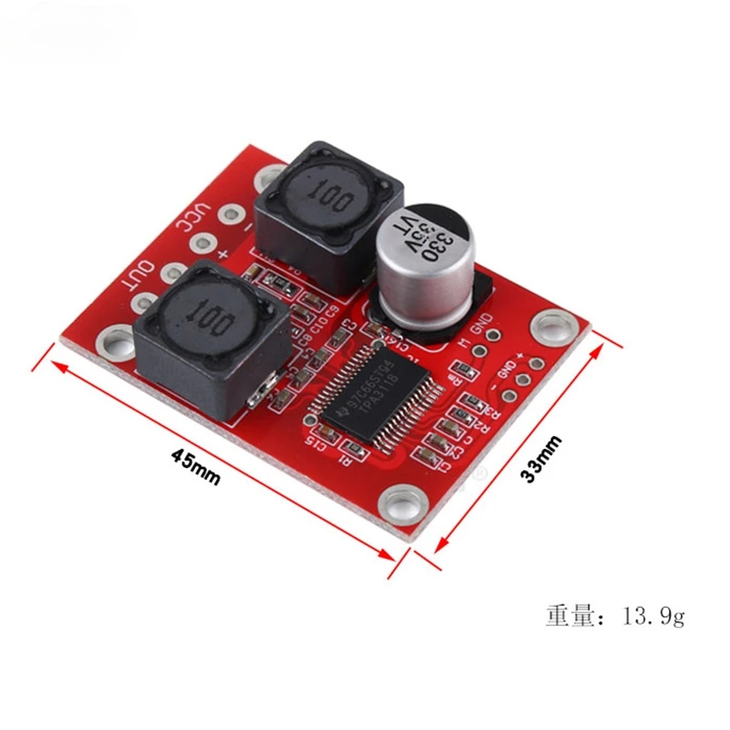 CS8673 디지털 파워 앰프 보드 모노 80wBTL 출력 전력 슈퍼 TPA3118 DIY 베어 보드