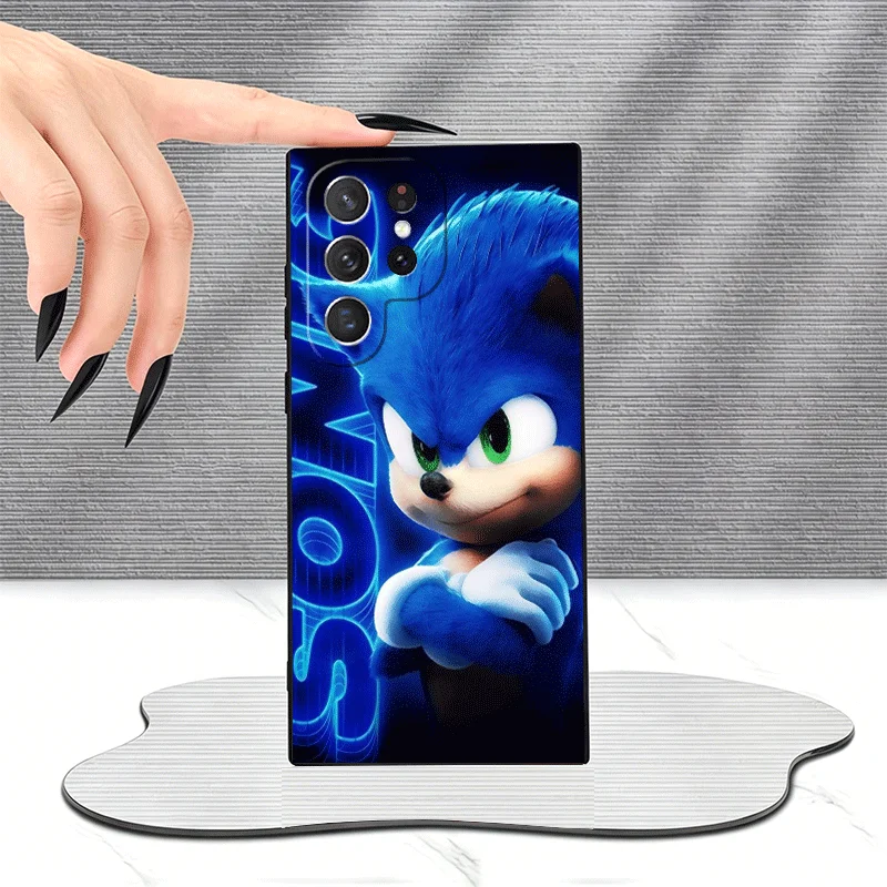 Super S-Sonics Cartoon Customized Phone Case with Edge Pattern