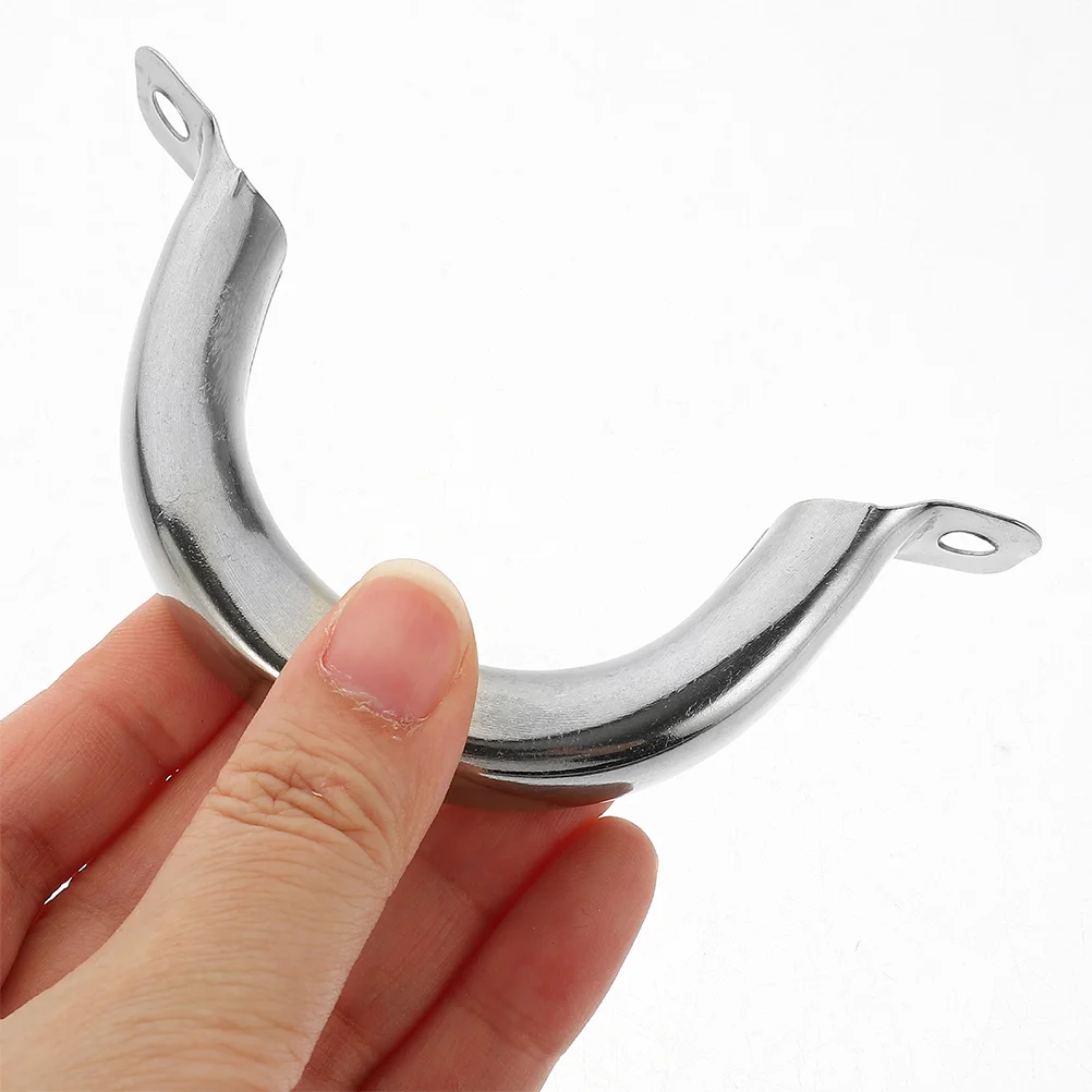 Pot Ear Accessories Replacement Handle Wok Removable Steaming Part Ears Stainless Steel Pipe for Kitchen 6 Pcs