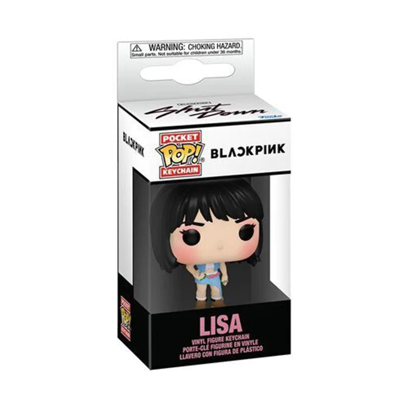 thumbnail image 1 of Funko Pop Black Pink Lisa Jisoo Rose Jennie Llavero Figuras de juguete Pocket Pop Llavero Colección Modelo Juguetes, 1 of 5
