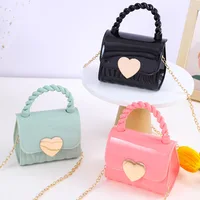 Love chain shoulder bag, lightweight mini tote, waterproof fashion crossbody bag for girls 2