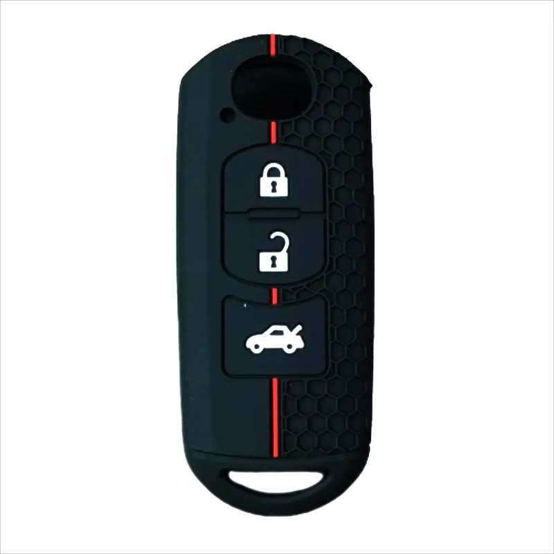 2 3 Buttons Silicone Car Key Cover Case, For Mazda 2 3 6 Axela Atenza CX-5 CX5 CX-3 CX-7 CX8 CX-9, Fob Accessories, key case key case cover car key shell car key chain