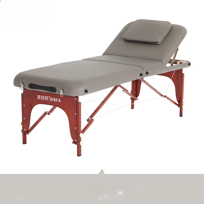 Pedicure Folding Bathroom Massage Beds Beauty Face Ear Cleaning Physiotherapy Massage Beds Spa Lit Pliant Salon Furniture MR50MB