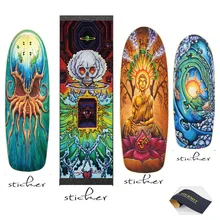 Ocean woooow sticker big84*23cm sticker scooter skateboard grip longboard sandpaper electric skateboard grip with sandpaper