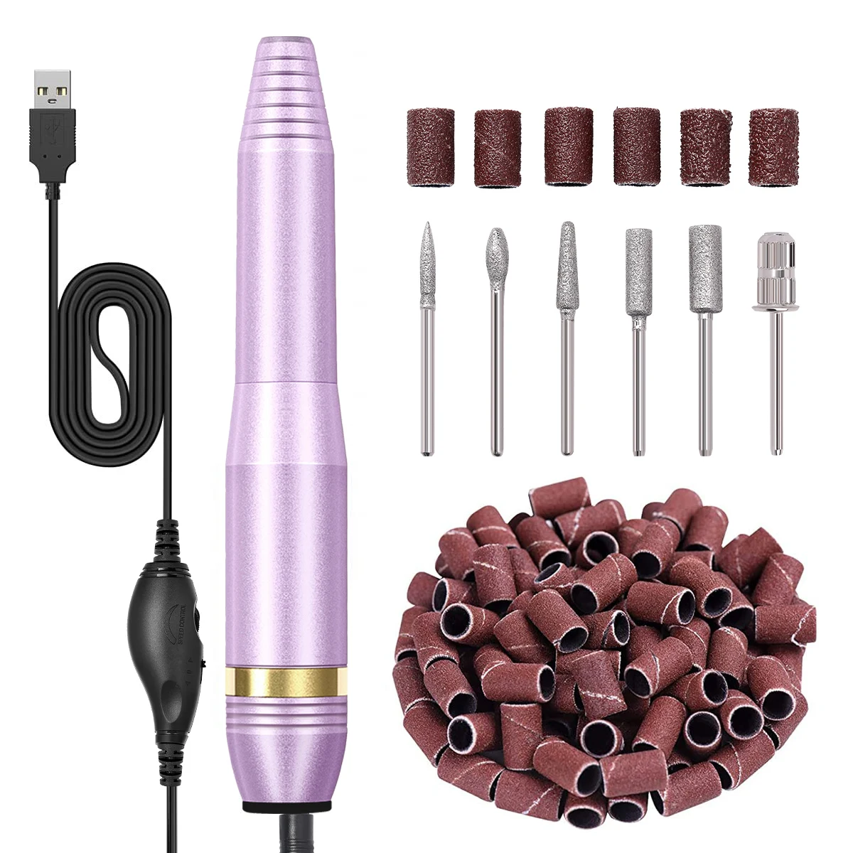 Professional Portable Electric Nail Drill Machine Set