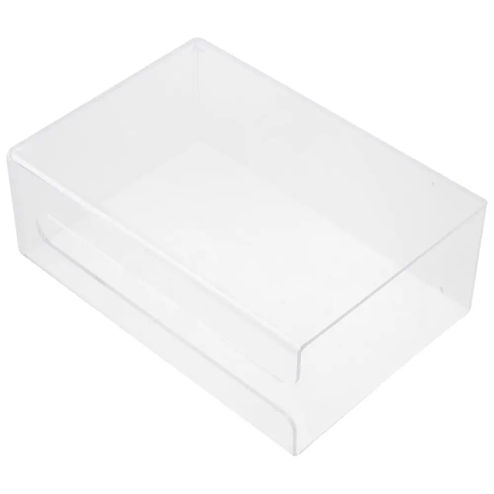 Compact Wall Mount Paper Towel Dispenser Clear Transparent Folded Paper Towel Holder Acrylic Hand Tissue Napkins Box Restroom 6