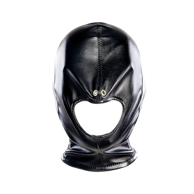 Leather Full Face Mask for Party Cosplay and Halloween