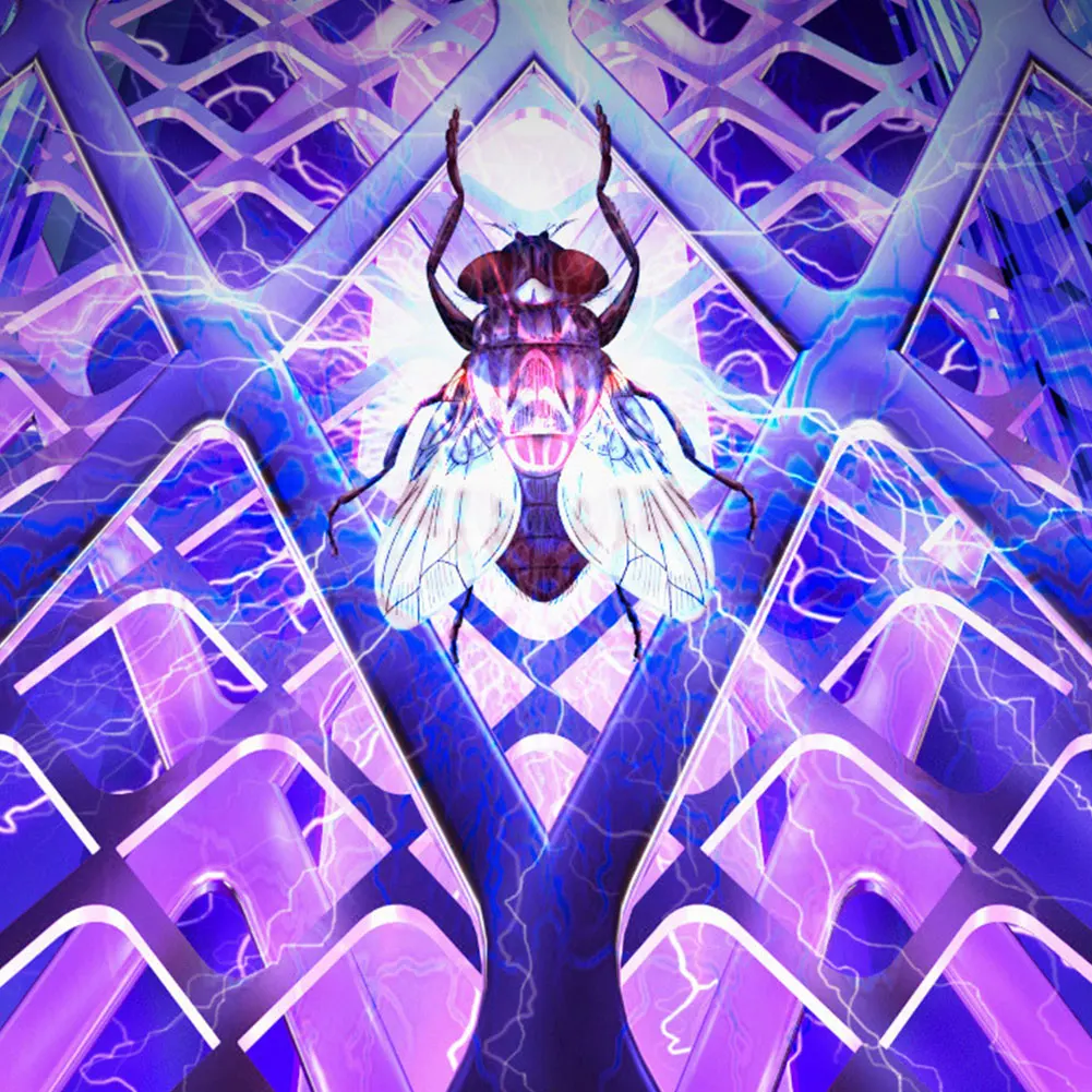 Foldable Bug Zapper Racket Rechargeable Electric Fly Swatter Safe Fly Killer and Mosquito Trap Lamp for Indoor and Outdoor