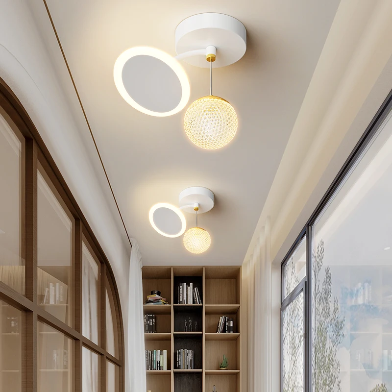 Creative Aisle Light Led Ceiling Light Modern Chandelier Home Decor Ceiling Lamp Corridor Hallway For Living Dining Room Bedroom