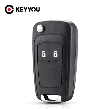 KEYYOU 2 Bottoni Flip Chiave A Distanza Dell'automobile Borsette Per Chevrolet Aveo Cruze Epica Camaro Lova Impala Sail Spark Chiave Della Cassa Accessori
