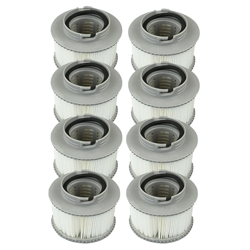 MSPA REPLACEMENT FILTER PACK X 8 INFLATABLE HOT TUB-KEEP IT CLEAN