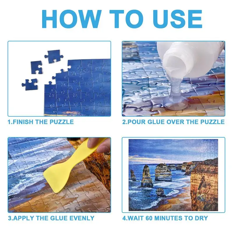 5D Diamond Painting Glue 5D Diamond Painting Sealer Art Glue Continuous Hold Gloss Effect Puzzle 120ml/Bottle Puzzle Highlight Glue Artwork Maintenance Diamond Painting Glue