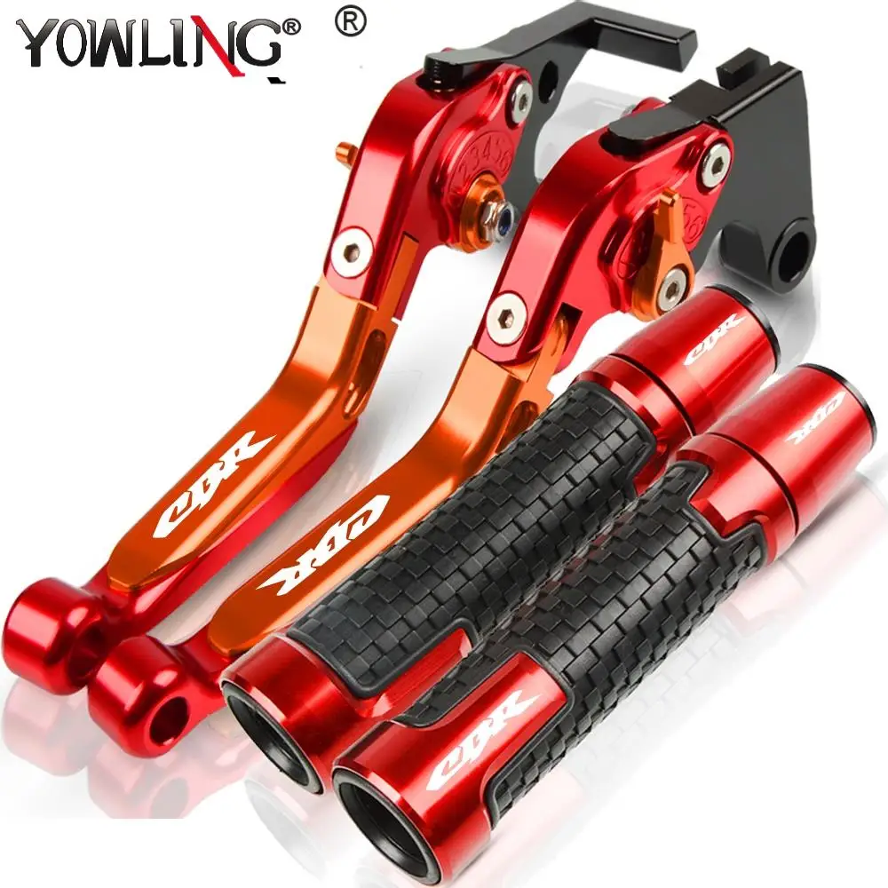 

Motorcycle Accessories CNC Aluminum Brake Clutch Levers Handlebar Hand Grips ends For Honda CBR954RR CBR 954RR 954 RR 2002-2003