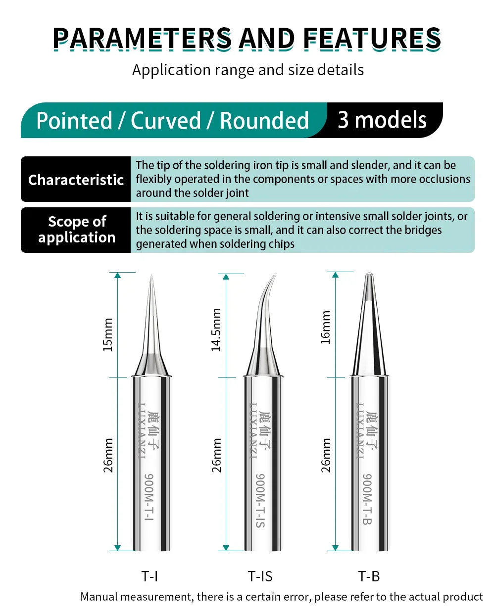 Soldering Iron Tips for BGA Welding