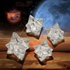 10mm Natural White Quartz crystal Stone Merkaba Pendant Necklace Healing natural stones and minerals 2