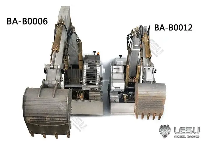 S86eee10ae5de4560acc31af2da1495b1a Model ciężkiej maszyny LESU1/14 Aoue-ET26L trójramienny mały krótki pas ogonowy łopata przednia koparka gąsienicowa RC