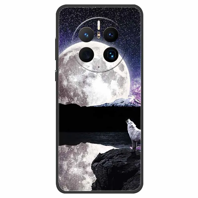 Premium Soft TPU Painted Case for Huawei Mate 50 Pro - Stylish Silicone Cover, 6.74