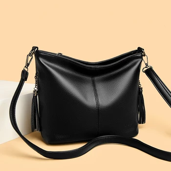 Borsa a tracolla a tracolla in pelle PU da donna di design di lusso Borsa casual da donna Sac A Main Messenger Bag Borsa da donna di alta qualità
