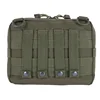 Outdoor Molle Admin Pouch 1000D Tough Nylon EDC Utility Pouches Tools Bag EMT Utility Map Pocket for Hunting CS 5