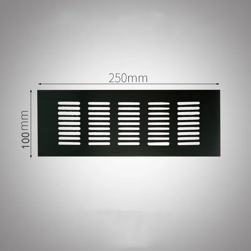 Griglia Di Ventilazione In Lega Di Alluminio 60x20 Cm – Copertura Decorativa A Scatto Per Armadi, Guardaroba E Scarpiera