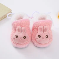 Babies' Snow Boots Cotton-padded Shoes  Toddler Soft-soled Shoes Boys Girls Plush Cartoon Decoration Patchwork Non-skid Shoes 5