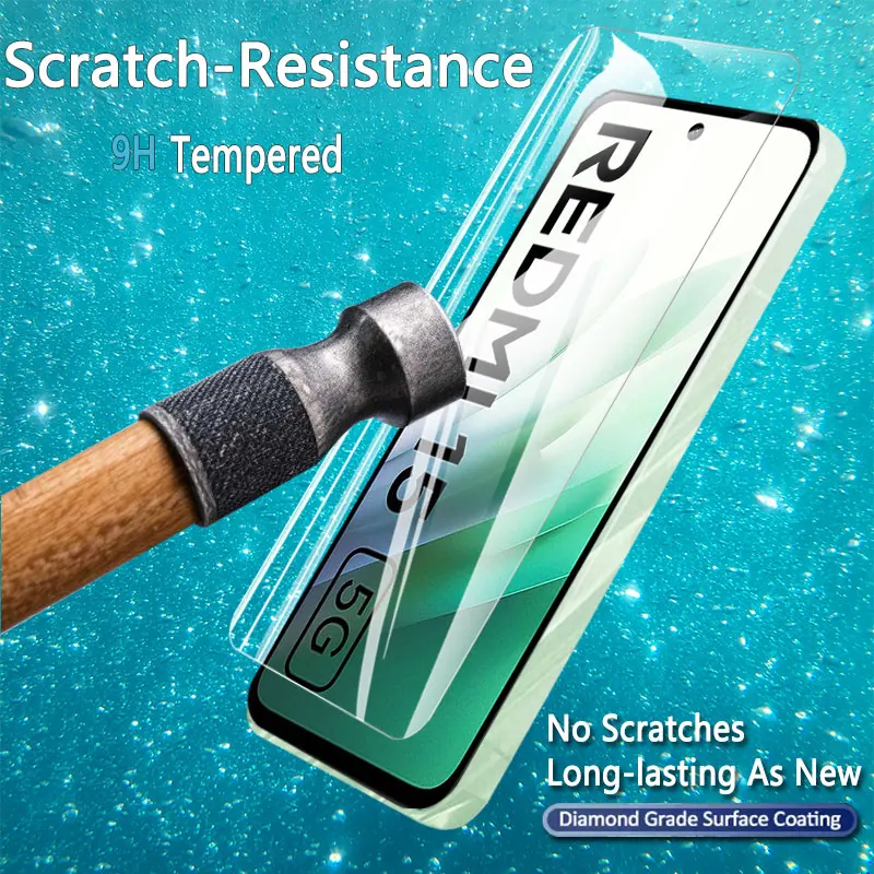 Premium HD Tempered Glass Screen Protectors - 9H Anti-Scratch, Case Friendly, Fingerprint Resistant