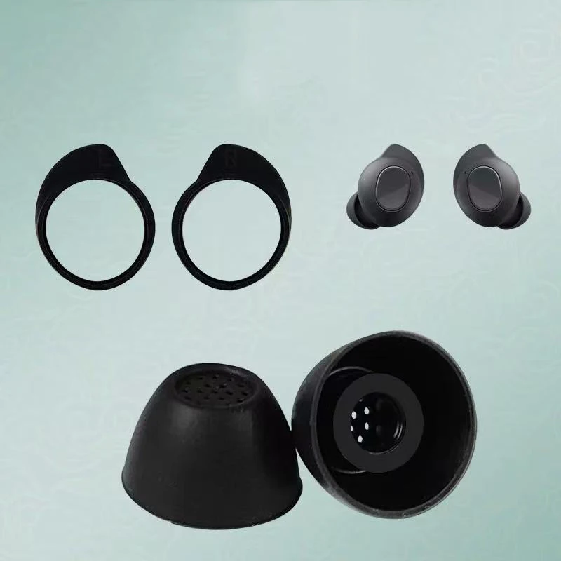 Replacement Eartips Ear Hooks Soft Silicone Flexible Earbuds Earplug for Samsung Galaxy Buds FE Earphone Ear Tips Wing