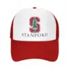 Stanford University Trucker Hats Women Mens Baseball Cap Fashion Ball Dad Caps Unisex Mesh Hats for Casual GYM Travel Headwear 5