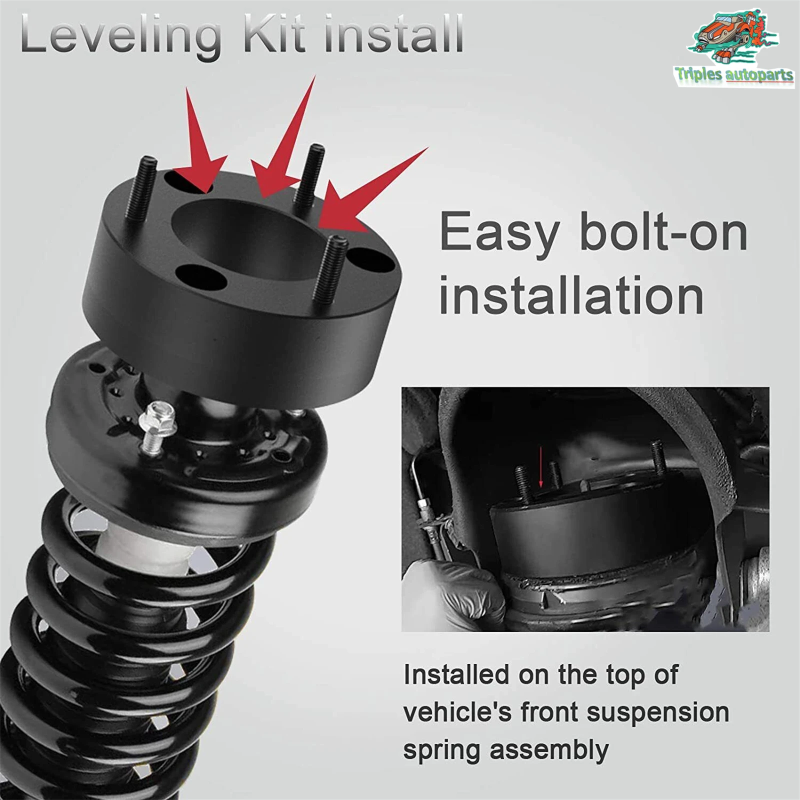 Performance Suspension Accessories 32mm For Toyota Hilux GUN125 XZ Front Coil Strut Shock Spacer Leveling Lift Kit 25MM front lift kit car suspension steering accessories