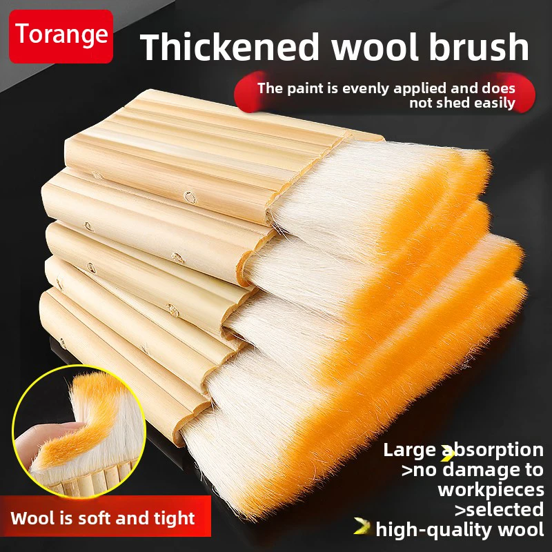 فرشاة صوف، فرشاة أنواع الصوف الناعم، فرشاة أنبوب الخيزران،