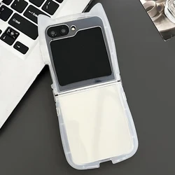 Charming 3D Cat Ear Cartoon Case with Hinge Protection and Cute Cover - 2-Piece Set for Samsung Z Flip5 (MaoEr)