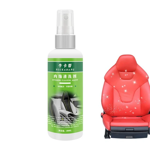 Car Cleaner Interior Effective Car Cleaning Kit Interior Car Leather Seat  Cleaner Stain Remover For Carpet Upholstery Fabric And